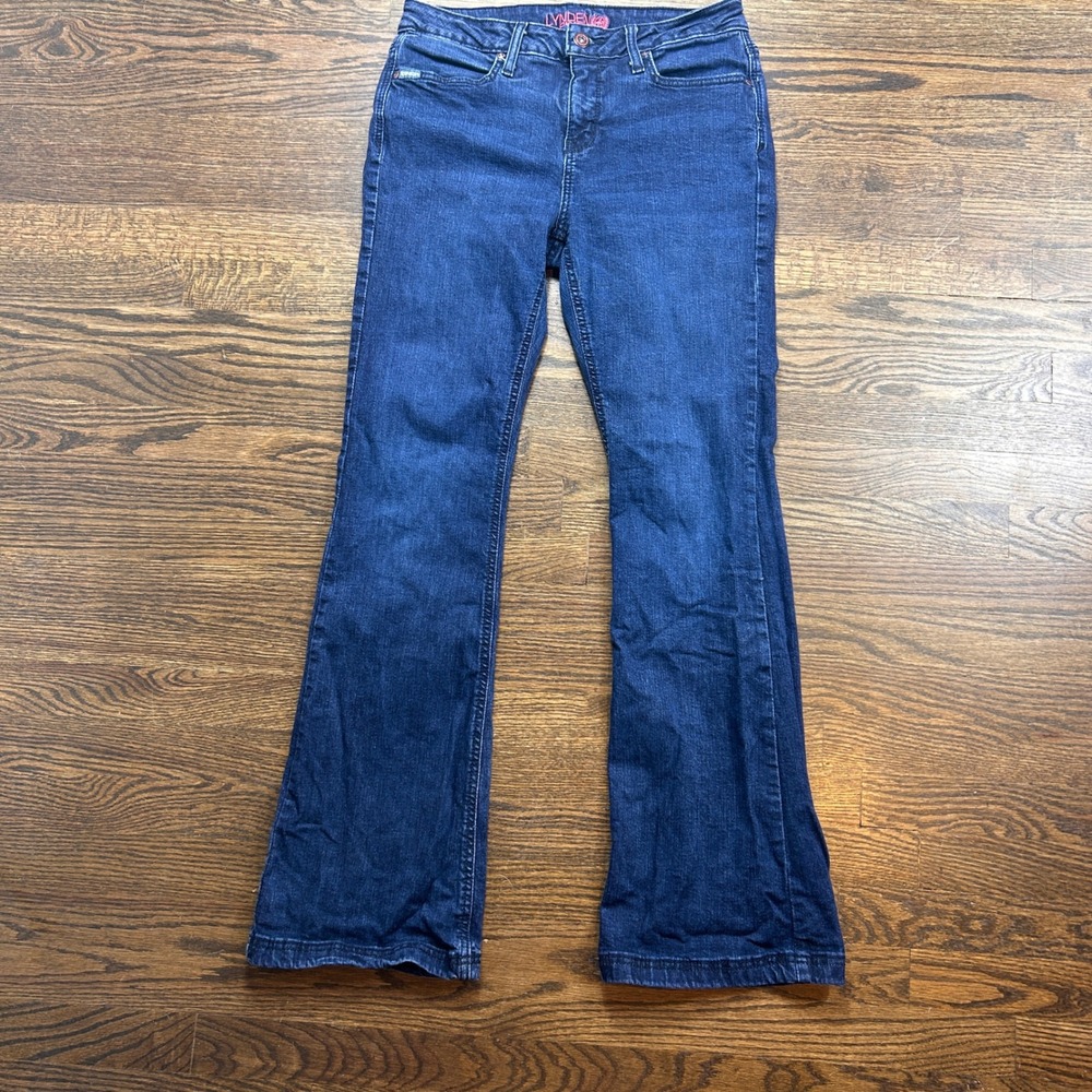 Cinch Lynden Jeans Womens 30 9 Blue Dark Wash Denim Bootcut Western Rodeo
